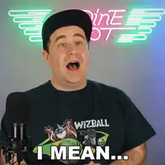 Man correcting himself I mean