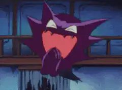 Gengar laughing maniacally