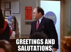 Jerry Seinfeld Greetings and Salutations