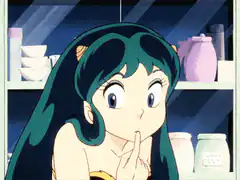 Lum holding up two food packages