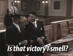 Is that victory I smell?