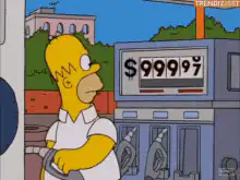 Homer Simpson Free Petrol
