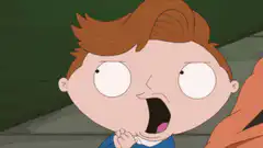 Stewie Griffin screaming