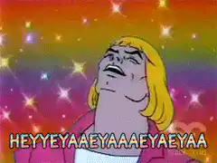He-Man singing with stars