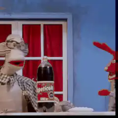 Puppet drinks Repeticola and gets dizzy