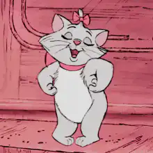 Marie from The Aristocats singing