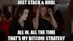 Just Stack and HODL Bitcoin Strategy