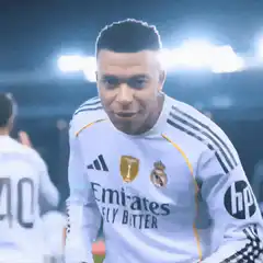 Kylian Mbappe Real Madrid celebration