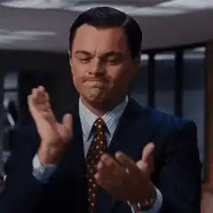 Leonardo DiCaprio sarcastic clap