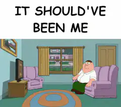 Peter Griffin destroys living room