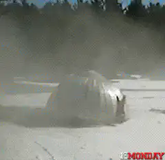 silo tipping over in snow