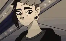 Jade Chang smirking