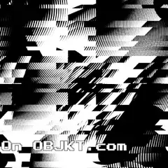 black and white glitch pattern animation