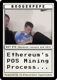 Boogerpepe Ethereum POS Mining