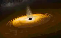 Black hole with accretion disk and jet