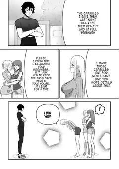 Manga panel with characters discussing capsules