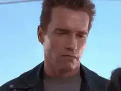 Arnold Schwarzenegger Smirk to Smile