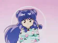 Shinobu hugs Ranma