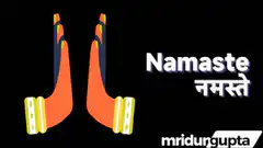 Animated Namaste hands
