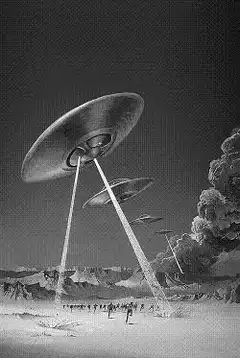 UFOs beam up people