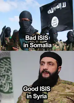 Bad ISIS in Somalia vs Good ISIS in Syria