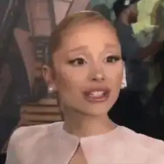 Ariana Grande shocked face reaction