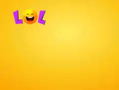 Colorful LOL text with laughing emoji