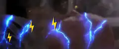 butt crack lightning bolts