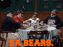 Da Bears toasting