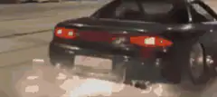 Nissan Skyline GT-R burnout
