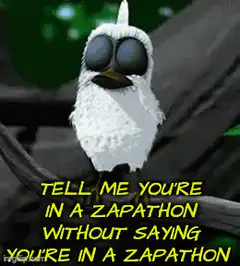 Bird gets zapped by zapathon