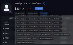 ereignis.eth Portfolio Dashboard