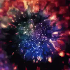 Colorful psychedelic explosion