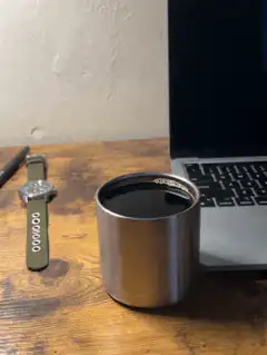 coffee cup on desk