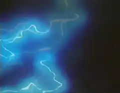 blue lightning bolt animation