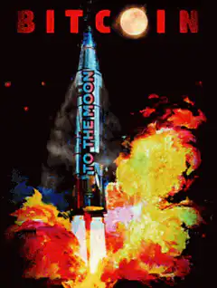 Bitcoin rocket to the moon