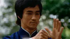 Bruce Lee hand gesture