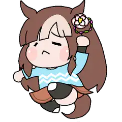 Sad horse girl chibi
