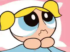 Bubbles crying from The Powerpuff Girls