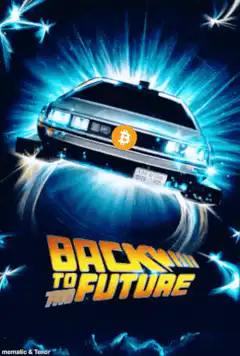 Bitcoin DeLorean Back to the Future