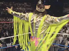 Macho Man Randy Savage in wrestling ring
