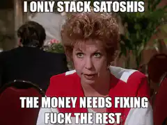 I Only Stack Satoshis The Money Needs Fixing