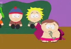 South Park money shower