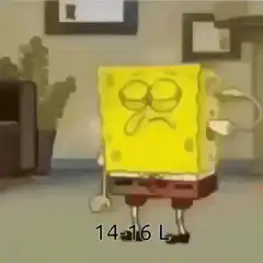 SpongeBob gets flattened by spatula