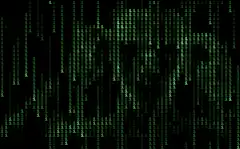 Matrix digital rain