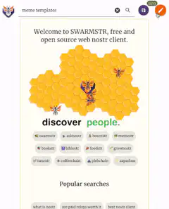 swarmstr nostr client gif search