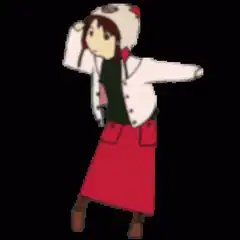 anime girl dancing