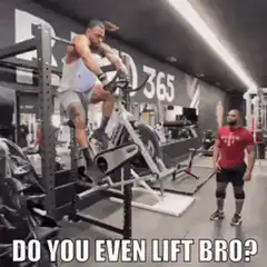 Man on stationary bike in gym