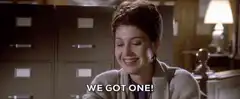 We Got One! Woman Smiling