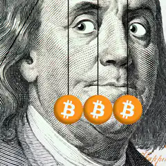 Benjamin Franklin Bitcoin Newton's Cradle